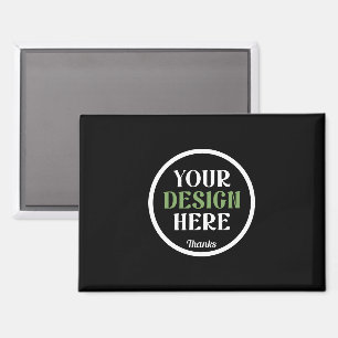 Personalisierte schwarze Logo-QR-Code-Geschäftsver Magnet