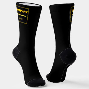 Personalisierte schwarze moderne benutzerdefiniert socken