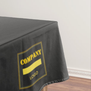 Personalisierte schwarze moderne benutzerdefiniert tischdecke