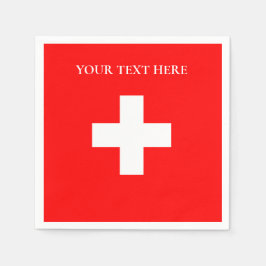 Personalisierte Schweiz Schweiz Schweiz Schweiz Eu Serviette