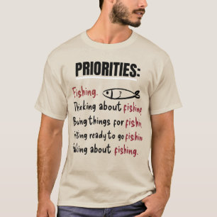 Personalisierte Schwerpunkte der Fischerei T-Shirt
