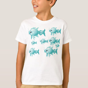 Personalisierte Schwimmen-Fische T-Shirt