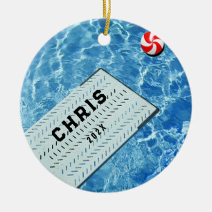 Personalisierte Schwimmen Urlaub Geschenke Keramik Ornament