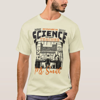 Personalisierte Science Teacher Shirt Abschluss Ge