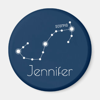Personalisierte Scorpio Zodiac-Konstellation Magnet