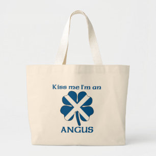 Personalisierte Scottish küssen mich, den ich Jumbo Stoffbeutel
