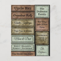Personalisierte Scrapbook-Labels