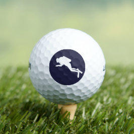 Personalisierte Scuba Diver Golf Balls Golfball