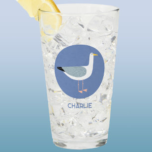 Personalisierte Seagull Glas
