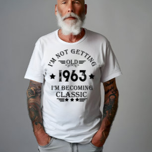 Personalisierte sechzig Vintage 60. Geburtstagsfei T-Shirt