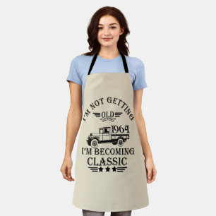 Personalisierte sechzig Vintage 60. Geburtstagsges Schürze