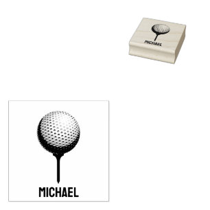 Personalisierte Selbstbedienung, Golfball Gummistempel