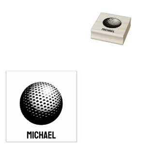 Personalisierte Selbstfarben,Golf Ball Gummi Brief Gummistempel