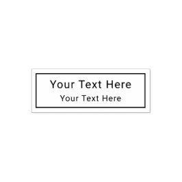 Personalisierte Selbstfarbige Briefmarke mit zwei Permastempel