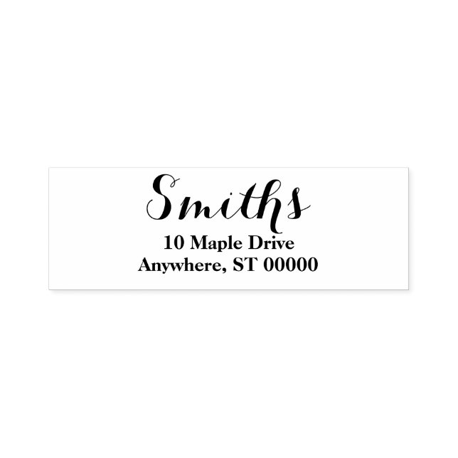 Personalisierte Selbstfarbige Briefmarke Permastempel (Design)
