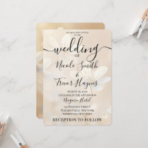 Personalisierte Sepia Weiße Blumen Hochzeit