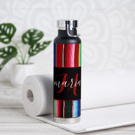 personalisierte Serapstreifen Trinkflasche