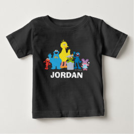 Personalisierte Sesamstraße Baby T-shirt