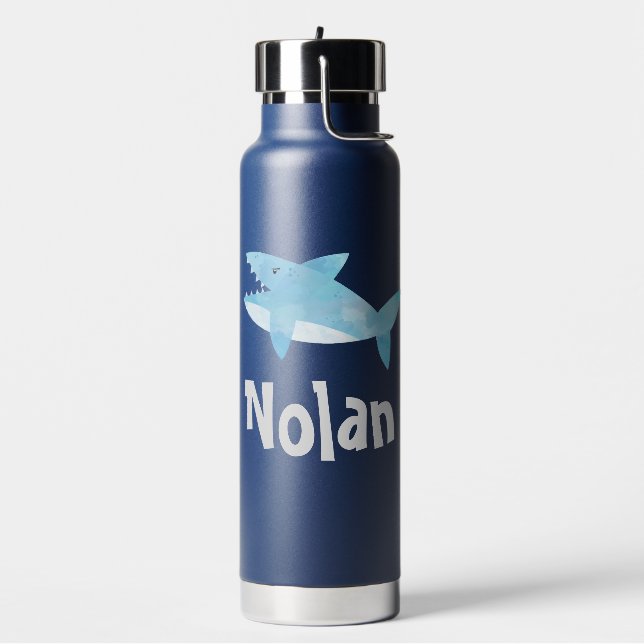 Personalisierte Shark Water Flasche (Links)