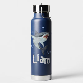 Personalisierte Shark Water Flasche