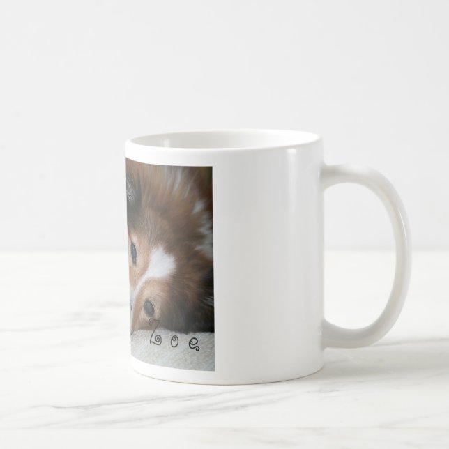 Personalisierte Sheltie Tasse (Rechts)