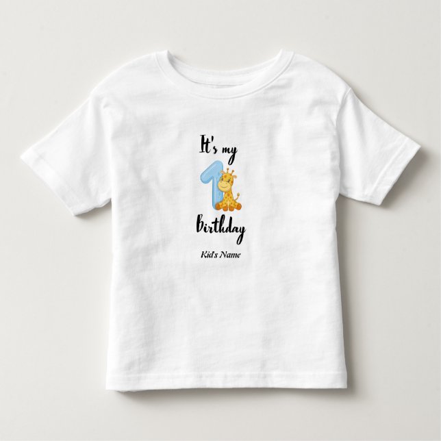 Personalisierte Shirts zum Geburtstag (Vorderseite)
