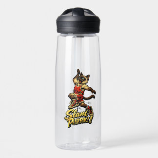 Personalisierte siamesische Basketball-Katzen-Wass Trinkflasche