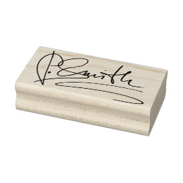 Personalisierte Signatur Gummistempel