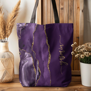 Personalisierte Signatur Lila Gold Achat