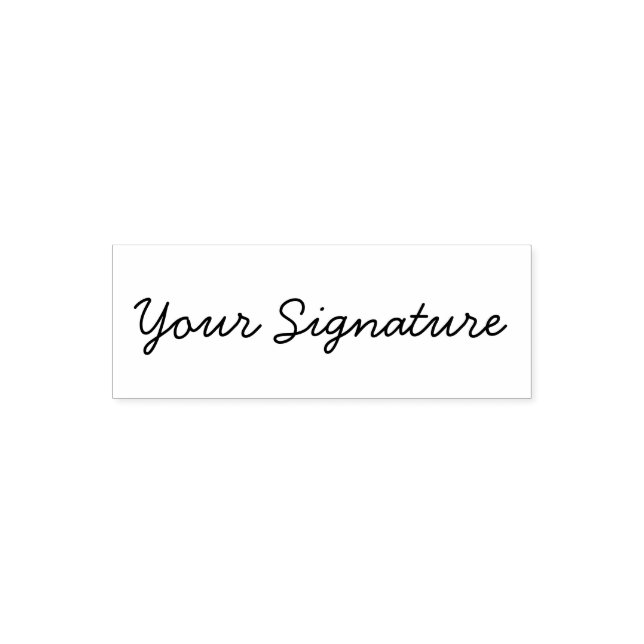 Personalisierte Signatur Permastempel (Design)