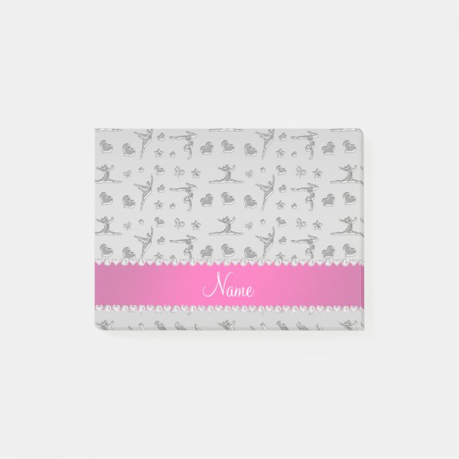 Personalisierte Silbergymnastik Post-it Klebezettel (Vorderseite)