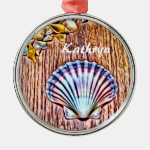 Personalisierte Silbernes Ornament