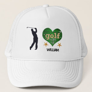 Personalisierte Silhouette Starfish GOLF Truckerkappe