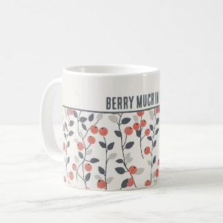 Personalisierte skandinavische "Berry Much in Lieb Kaffeetasse