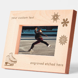 Personalisierte Skate mit eigener Gravur Geätzte Rahmen