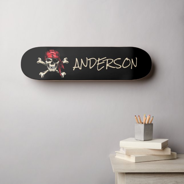 Personalisierte Skateboard (Wandkunst (Horz))