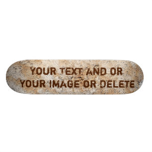 Personalisierte SkateBoard-Decks, Ihr TEXT und BIL Skateboard