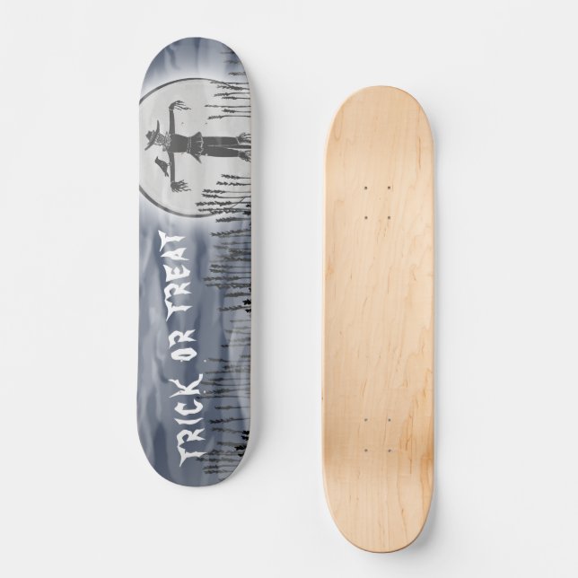 Personalisierte Skateboard für Halloween-Horror (Vorderseite)