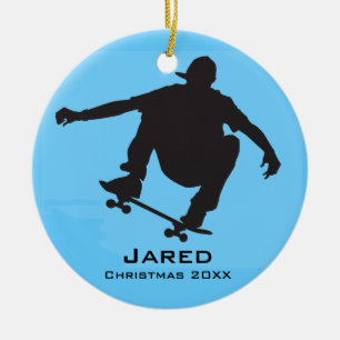 Personalisierte Skateboarden Keramik Ornament