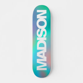 Personalisierte Skateboards Name Holographic Unico