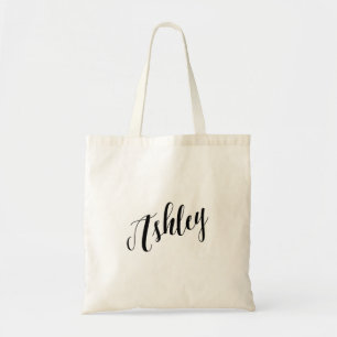 Personalisierte Skript-Taschen-Tasche Ashley Tragetasche