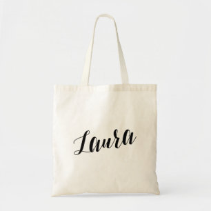 Personalisierte Skript-Taschen-Tasche Laura Tragetasche