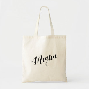 Personalisierte Skript-Taschen-Tasche Megan Tragetasche