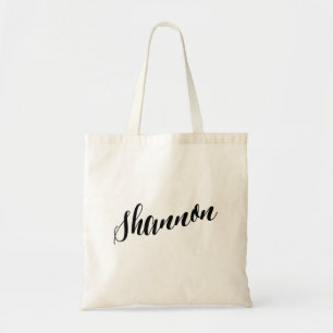Personalisierte Skript-Taschen-Tasche Shannon Tragetasche