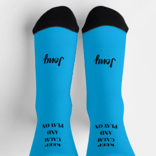 Personalisierte Socken Musikliebhaber-Geschenk
