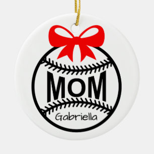 Personalisierte Softball-oder Keramik Ornament