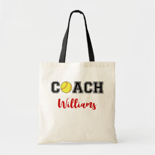 Personalisierte Softball-Trainermannschaft Tragetasche
