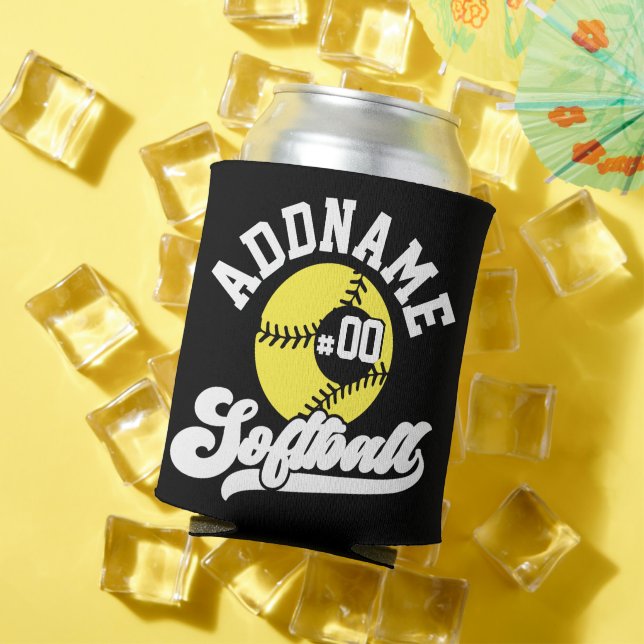 Personalisierte Software Player ADD NAME Retro Tea Dosenkühler (In Situ Sommer)