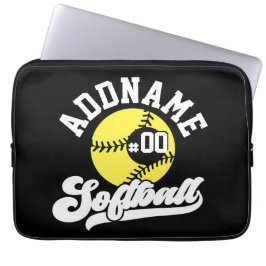 Personalisierte Software Player ADD NAME Retro Tea Laptopschutzhülle