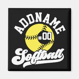 Personalisierte Software Player ADD NAME Retro Tea Magnet